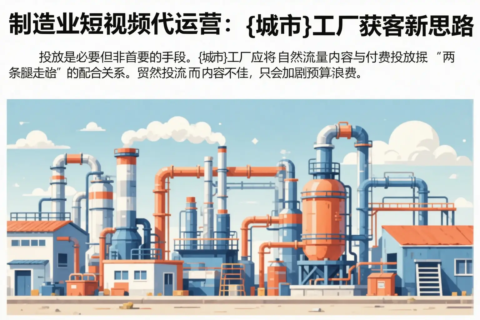 制造业短视频代运营：太康工厂获客新思路
